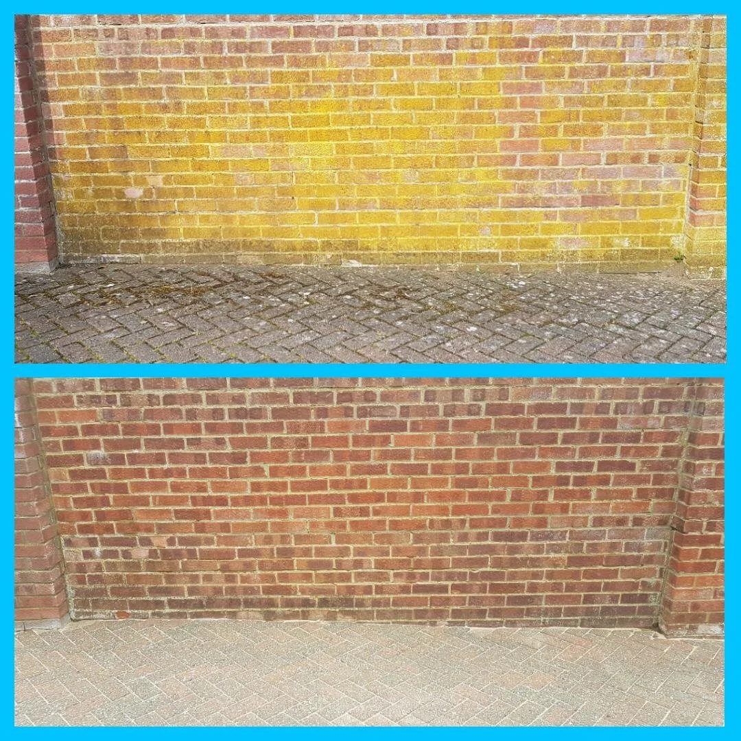 Exterior cleaning job