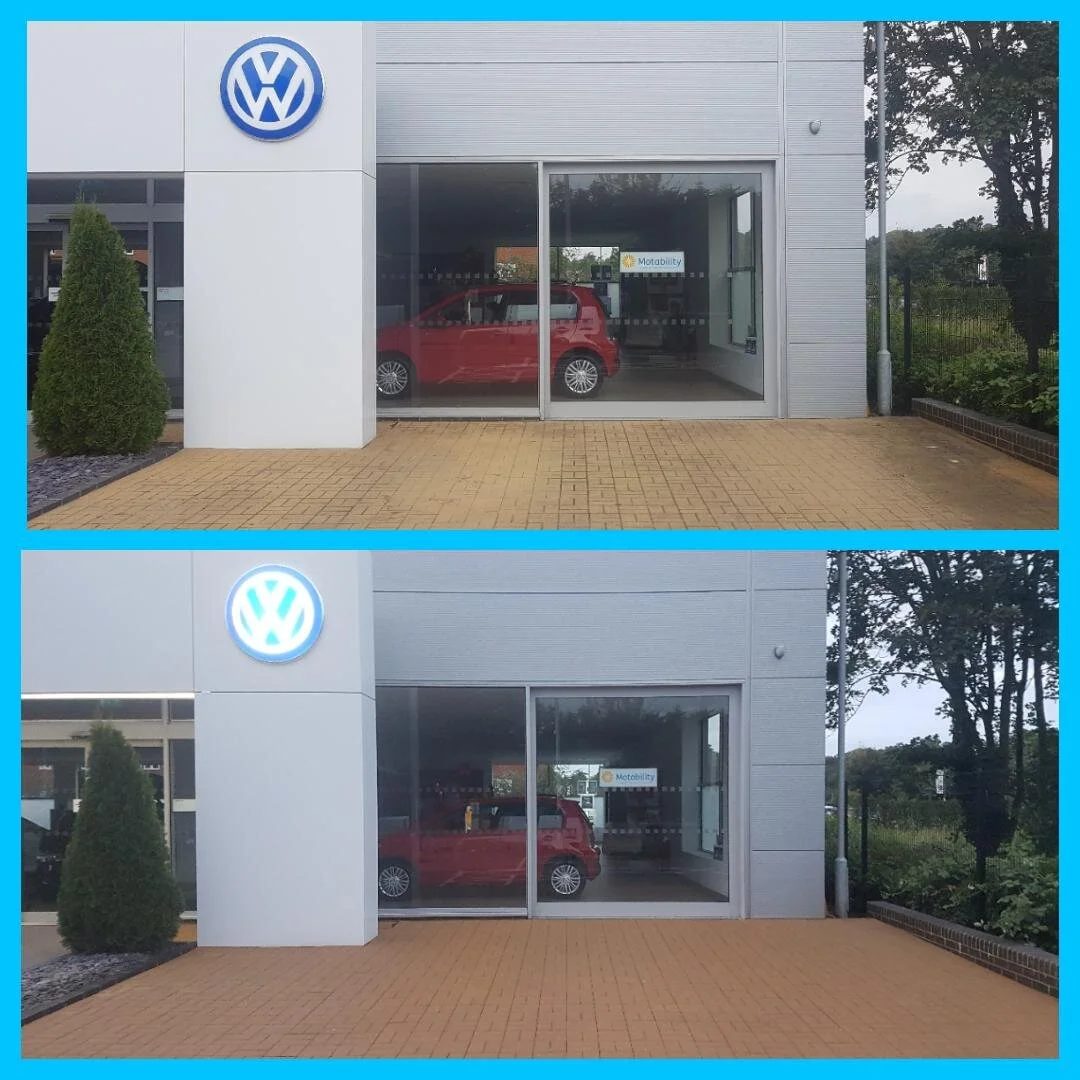Exterior cleaning job