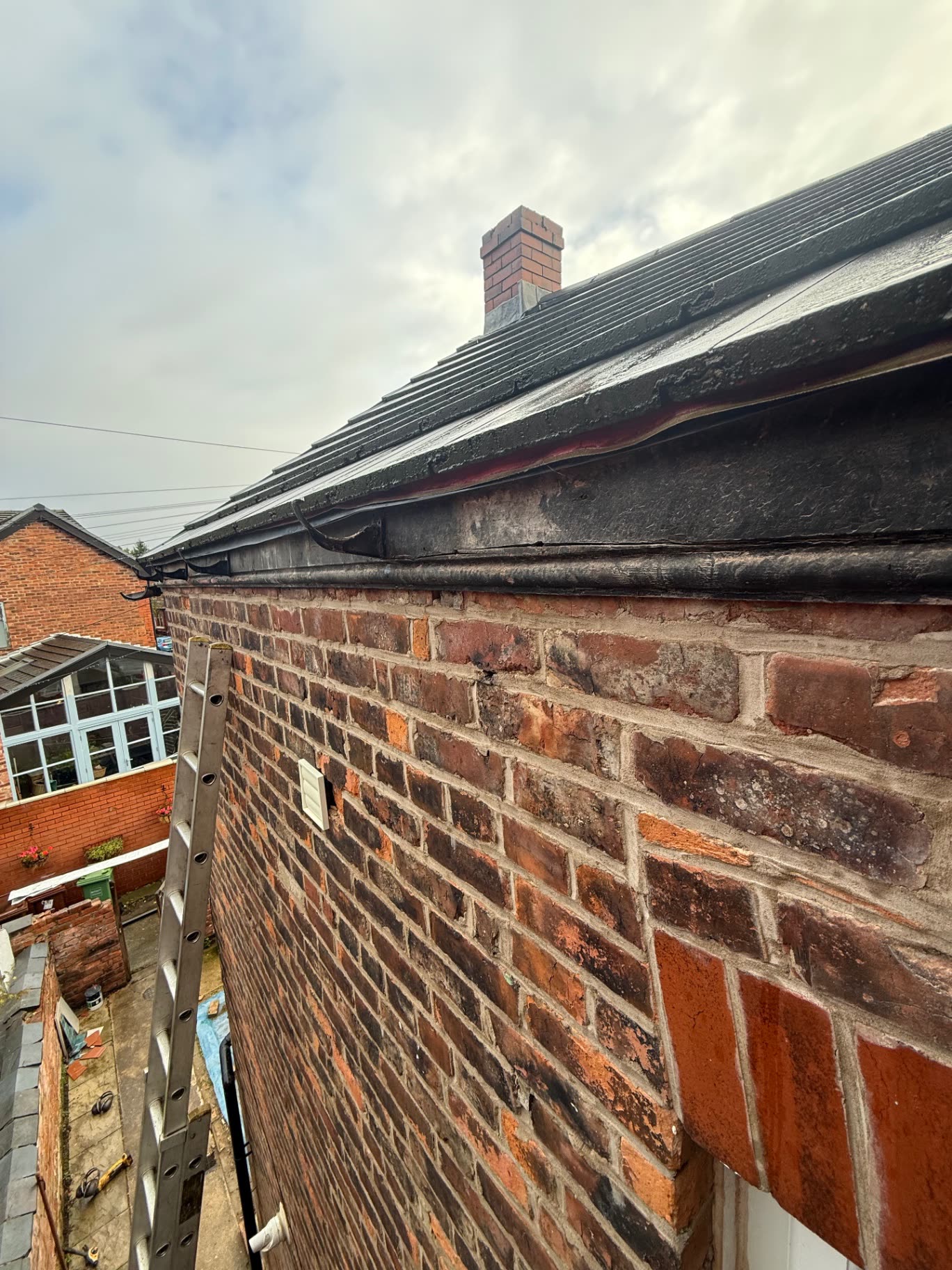 Before Fascia & Guttering Cleaning Manchester