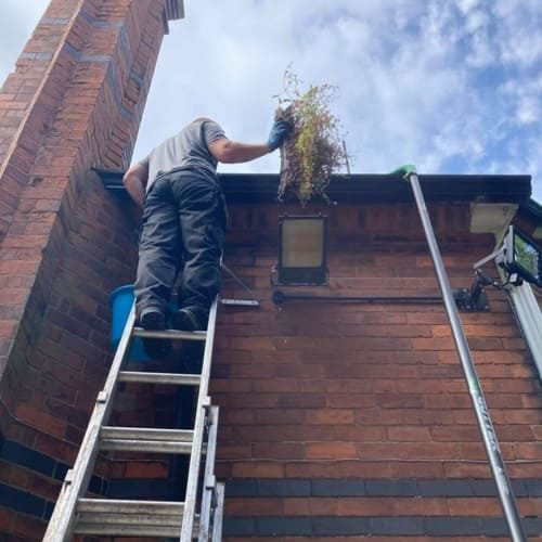 Gutter Cleaning job