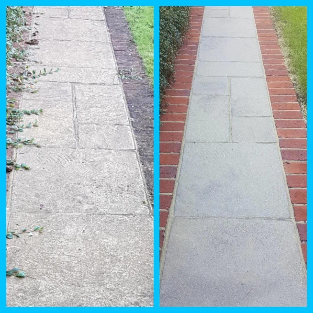 Exterior cleaning job