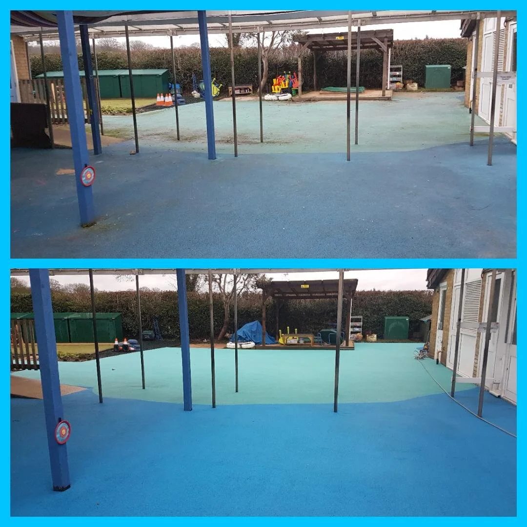 Exterior cleaning job