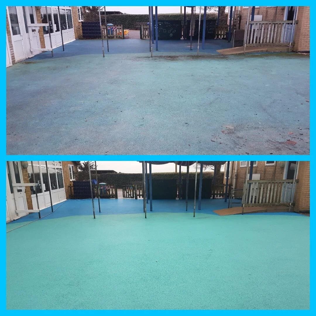 Exterior cleaning job