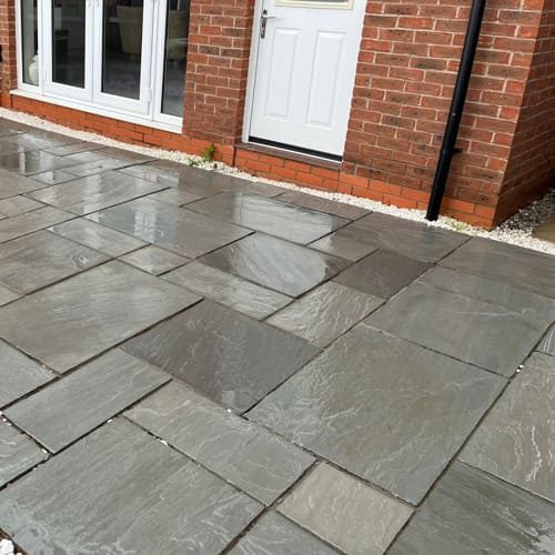 After exterior cleaning