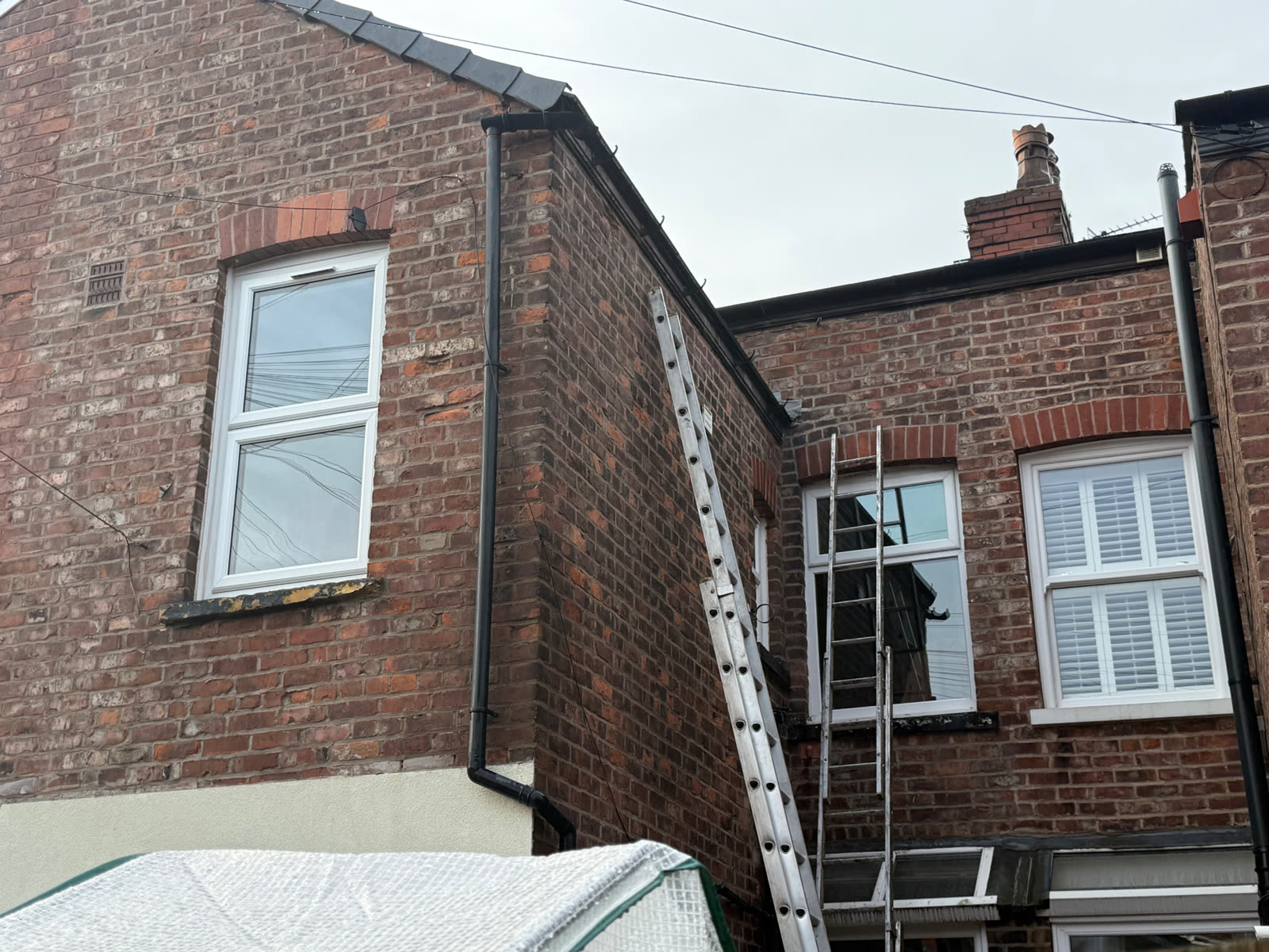 Exterior cleaning job