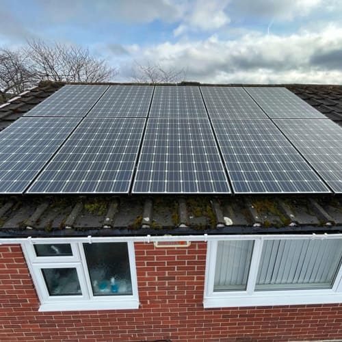 After Solar Panel Cleaning Manchester