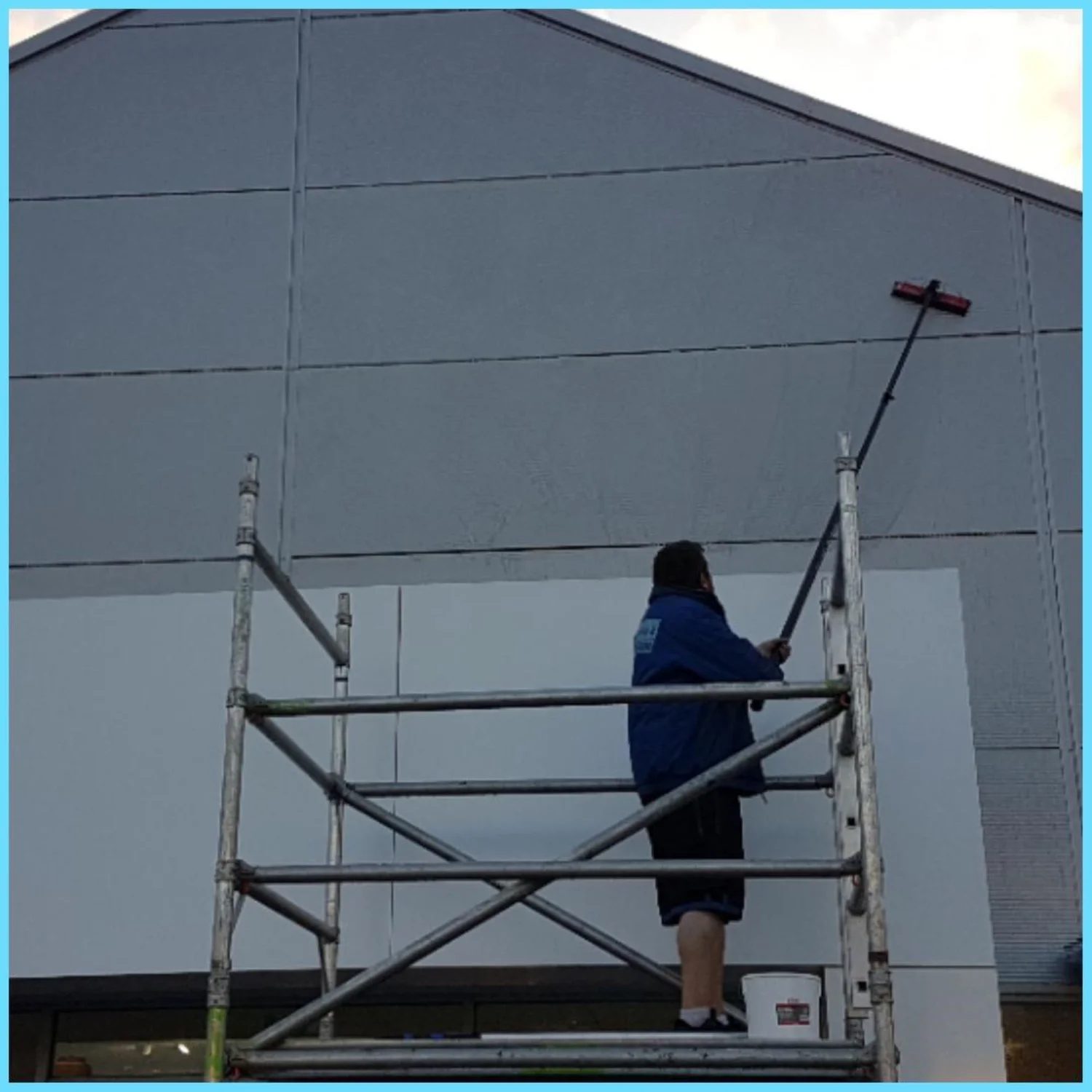 Exterior cleaning job